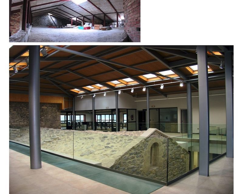 Casa Consistorial Agurain-Salvatierra (Alava) 2005 imagen interior Arquitecto Vitoria Gasteiz