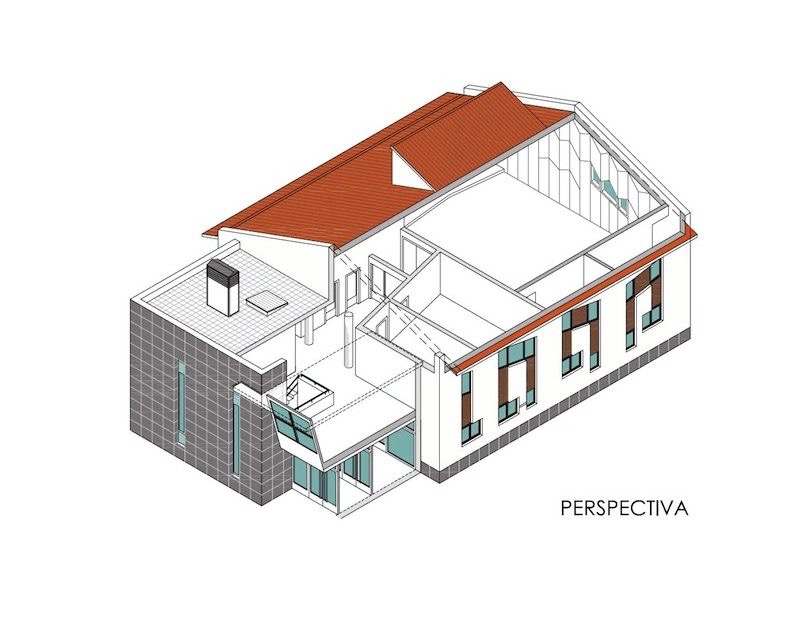 Escuela de Musica Agurain-Salvatierra (Alava) 2009 perspectiva Arquitecto Vitoria Gasteiz