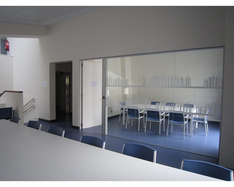 Biblioteca Municipal Agurain-Salvatierra (Alava) 2011 imagen interior Arquitecto Vitoria Gasteiz