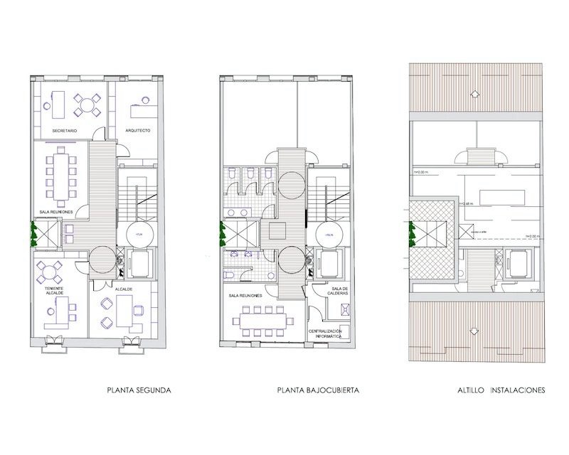 Casa Consistorial Oyon/Oion (Alava) 2011 plano planta Arquitecto Vitoria Gasteiz