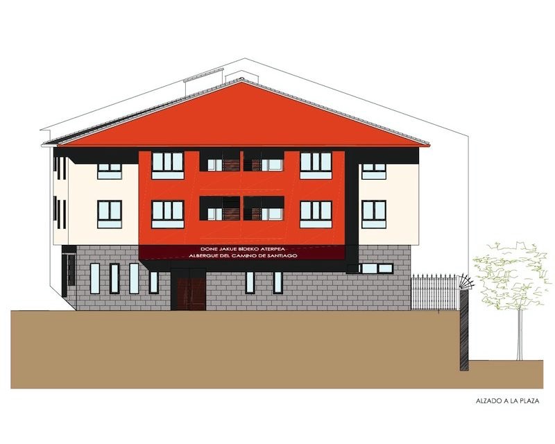 8 Alojamientos Dotacionales Agurain/Salvatierra (Alava) 2008 alzado Arquitecto Vitoria Gasteiz