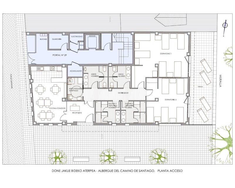 8 Alojamientos Dotacionales Agurain/Salvatierra (Alava) 2008 planta Arquitecto Vitoria Gasteiz