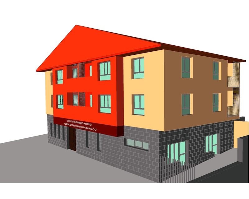 8 Alojamientos Dotacionales Agurain/Salvatierra (Alava) 2008 perspectiva Arquitecto Vitoria Gasteiz
