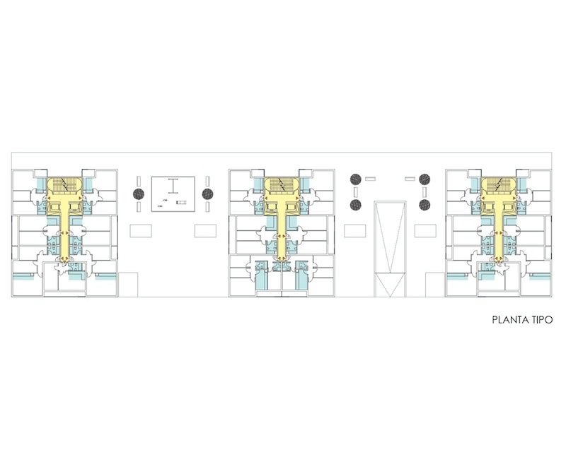 Concurso 189 viviendas sociales Salburua Vitoria-Gasteiz (Alava) 2011 plantas Arquitecto Vitoria Gasteiz