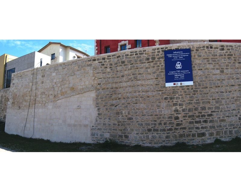 Restauracion Rehabilitacion Lienzo de Muralla en Agurain/Salvatierra (Alava) 2005 imagen exterior Arquitecto Vitoria Gastei