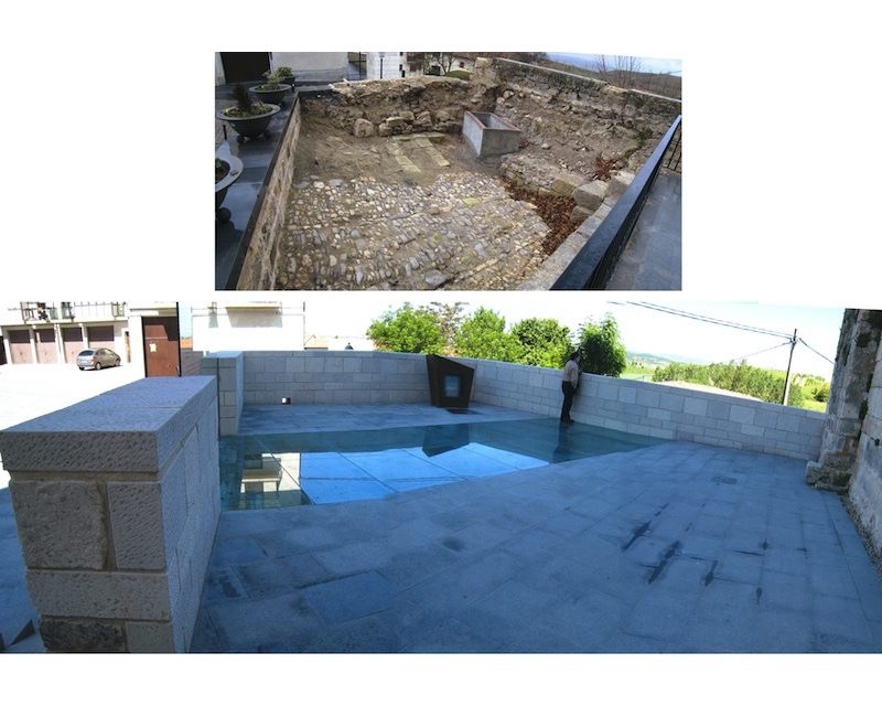 Restauracion Rehabilitacion Lienzo de Muralla en Agurain/Salvatierra (Alava) 2009 imagen exterior Arquitecto Vitoria Gasteiz