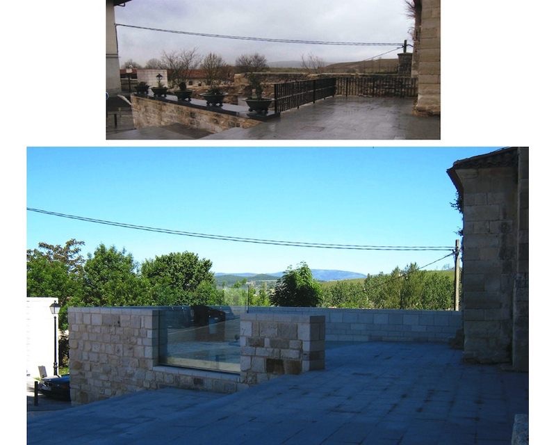 Restauracion Rehabilitacion Lienzo de Muralla en Agurain/Salvatierra (Alava) 2009 imagen exterior Arquitecto Vitoria Gasteiz