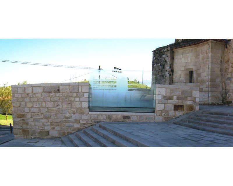 Restauracion Rehabilitacion Lienzo de Muralla en Agurain/Salvatierra (Alava) 2009 imagen exterior Arquitecto Vitoria Gasteiz