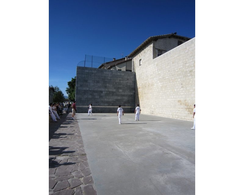 Restauracion Rehabilitacion Lienzo de Muralla en Agurain/Salvatierra (Alava) 2010 imagen exterior Arquitecto Vitoria Gasteiz