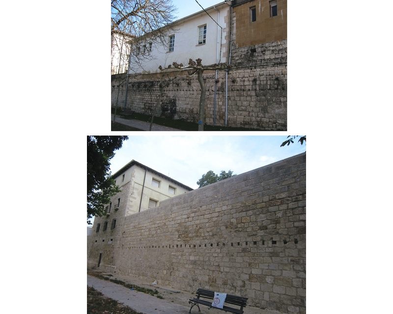 Restauracion Rehabilitacion Lienzo de Muralla en Agurain/Salvatierra (Alava) 2010 imagen exterior Arquitecto Vitoria Gasteiz