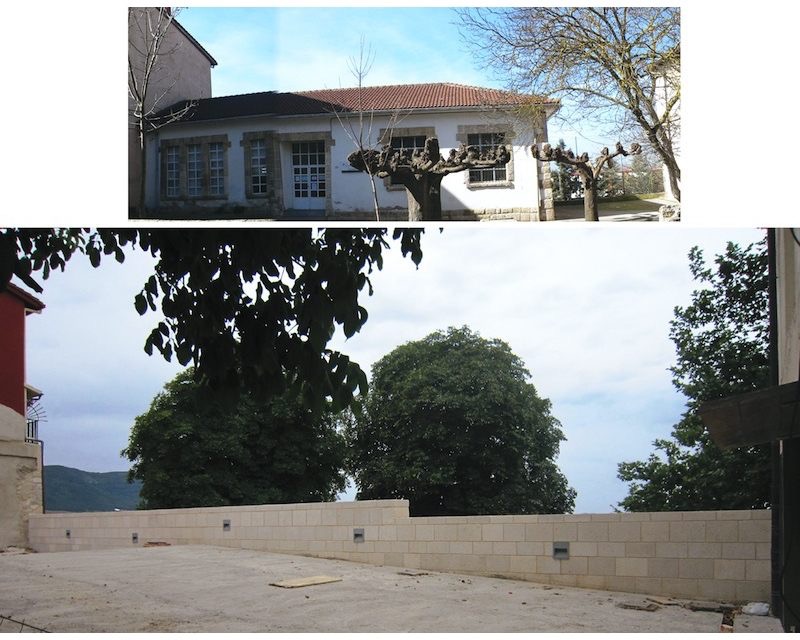 Restauracion Rehabilitacion Lienzo de Muralla en Agurain/Salvatierra (Alava) 2010 imagen exterior Arquitecto Vitoria Gasteiz