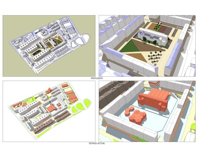 Urbanzacion Barrio de Arana en Vitoria-Gasteiz (Alava) 2011 perspectivas Arquitecto Vitoria Gasteiz