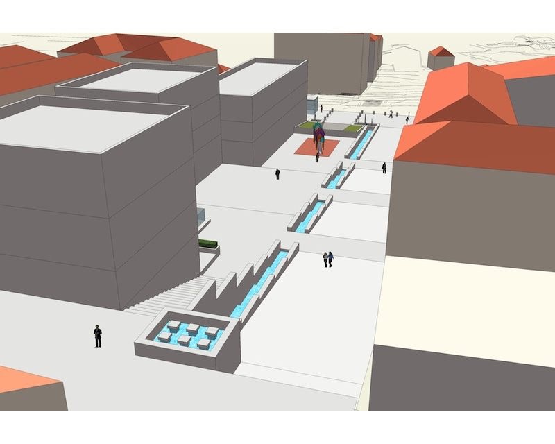 Ordenacion Urbana Labastida (Alava) 2011 perspectiva Arquitecto Vitoria Gasteiz