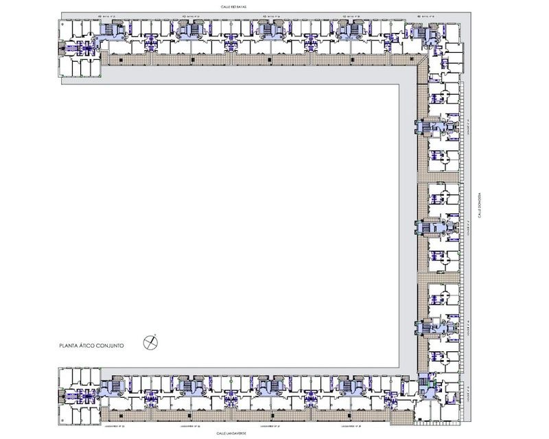 227 Viviendas vpo Vitoria/Gasteiz (Alava) 2004 plano planta Arquitecto Vitoria Gasteiz