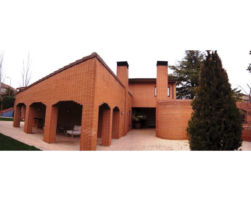 Vivienda unifamiliar en Puerta de Hierro (Madrid) 1985 imagen exterior Arquitecto Vitoria Gasteiz