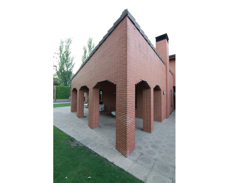 Vivienda unifamiliar en Puerta de Hierro (Madrid) 1985 imagen exterior Arquitecto Vitoria Gasteiz