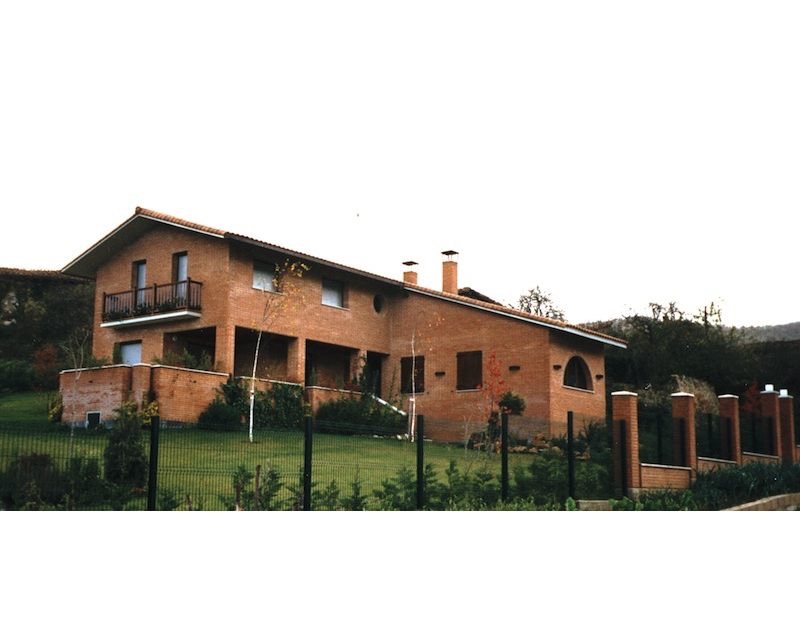 Vivienda unifamiliar en Lano (Burgos) 1994 imagen exterior Arquitecto Vitoria Gasteiz