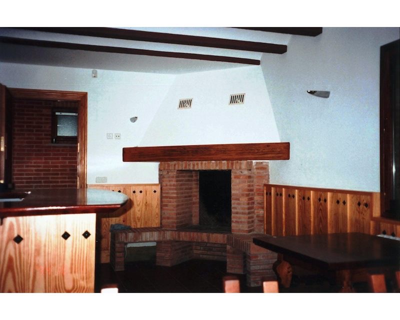 Vivienda unifamiliar en Lano (Burgos) 1994 imagen interior Arquitecto Vitoria Gasteiz