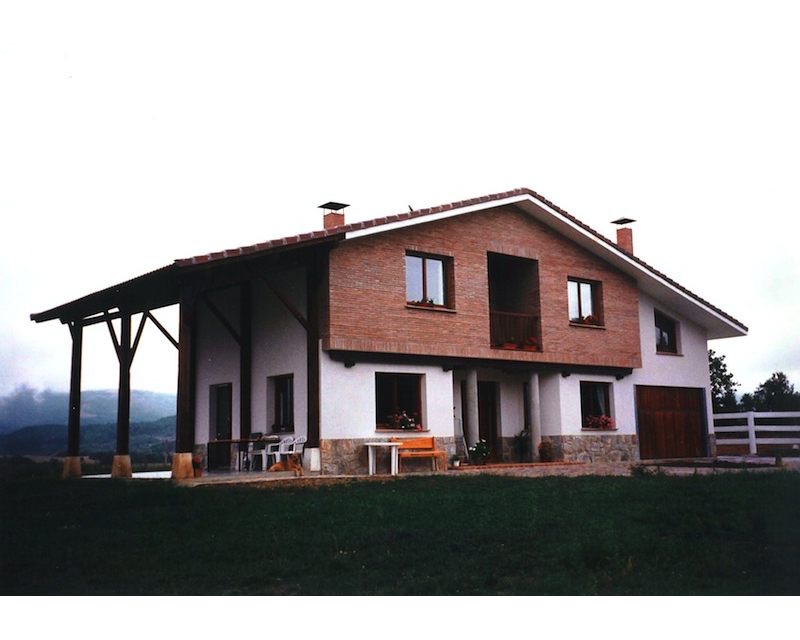Vivienda unifamiliar en Ondategui (Alava) 1994 imagen exterior Arquitecto Vitoria Gasteiz